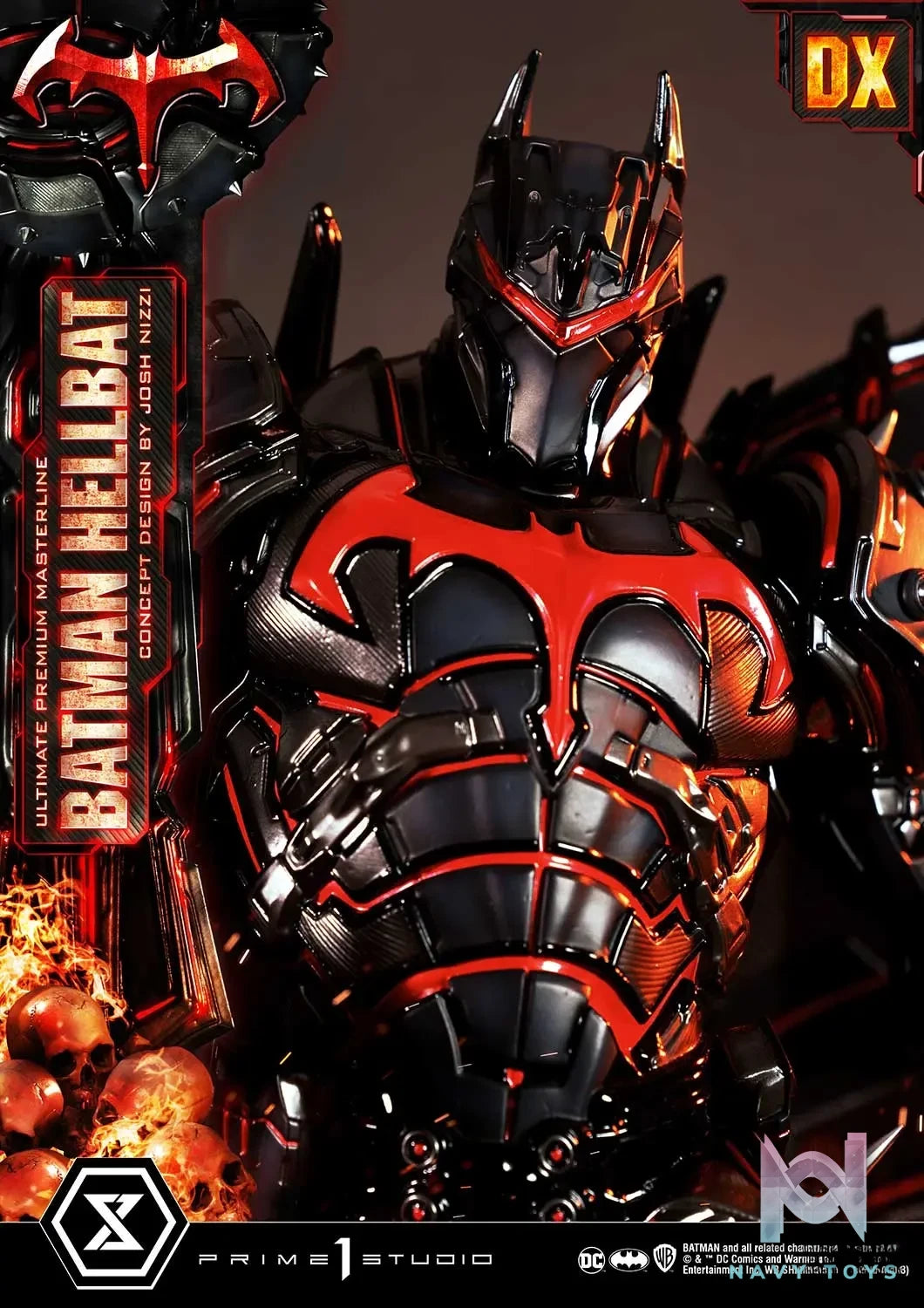 Prime 1 Studio – Ultimate Premium Masterline Batman (Comics) Batman Hellbat Concept Design by Josh Nizzi UPMDC-06 UPMDC-06DX UPMDC-06DXS (Licensed)