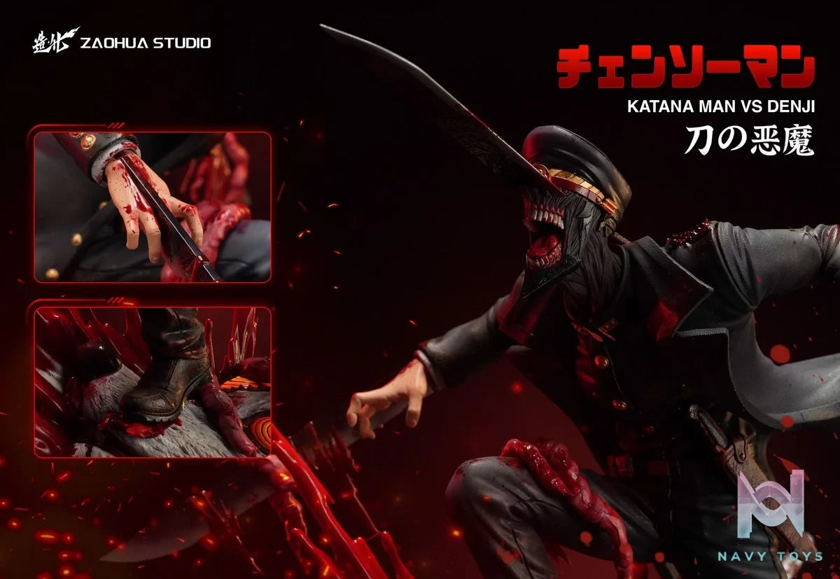 Katana Man vs Denji - Chainsaw Man - Zaohua Studio resin statue ZoaHua Studio anime figure