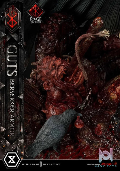 Ultimate Premium Masterline Berserk Guts, Berserker Armor Rage Edition UPMBR-18 UPMBR-18DX(Licensed) - Prime 1 Studio resin statue Navy Toys anime figure