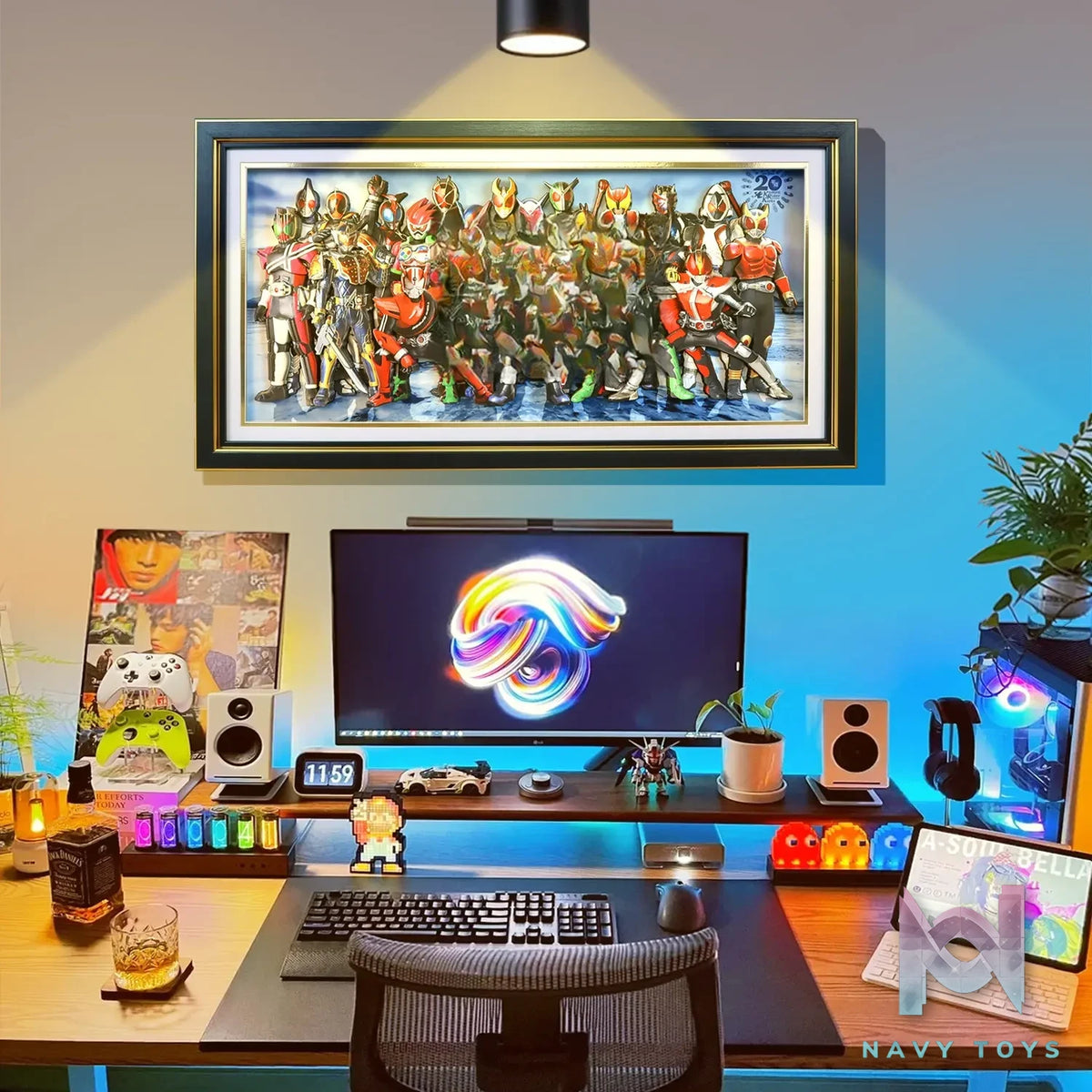 KALA HOME Studio – Kamen Rider Multiple Characters #01 3D Decorative Painting Kamen Rider