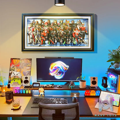 KALA HOME Studio – Kamen Rider Multiple Characters #01 3D Decorative Painting Kamen Rider