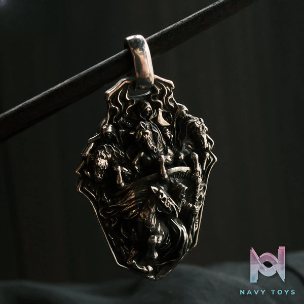 Raven Studio (silver jewelry) – Original Exclusive “Journey” Four Horsemen of the Apocalypse Death Pendant Original