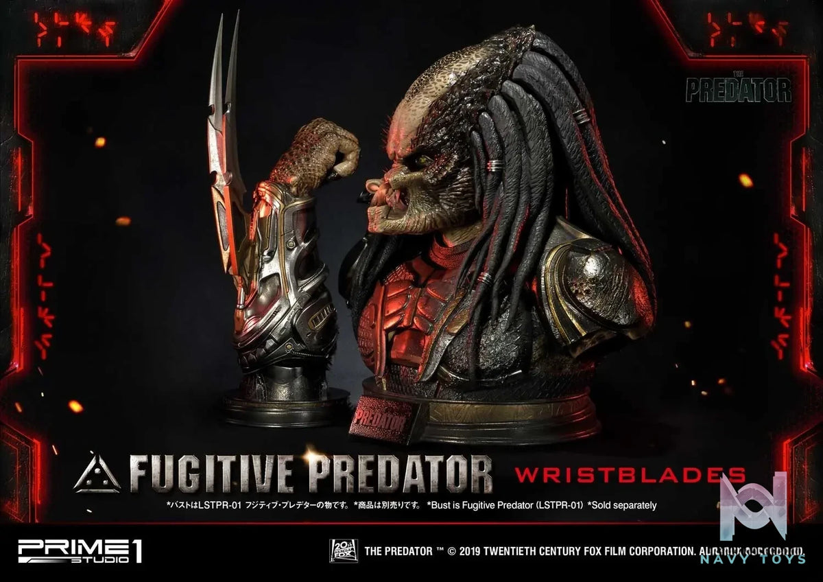 Prime 1 Studio – Life Size Bust The Predator (Film) Fugitive Predator Wristblades LSTPR-02 (Licensed)