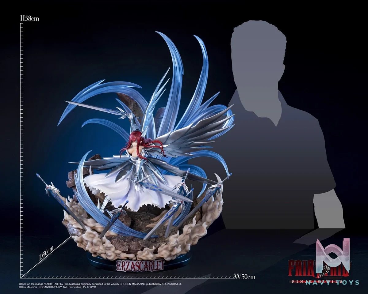 Erza Scarlet - Fairy Tail - KODANSHA resin statue Navy Toys anime figure