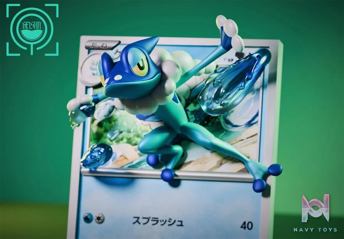 Froakie,Frogadier & Greninja resin statue Geisha Studio anime figure
