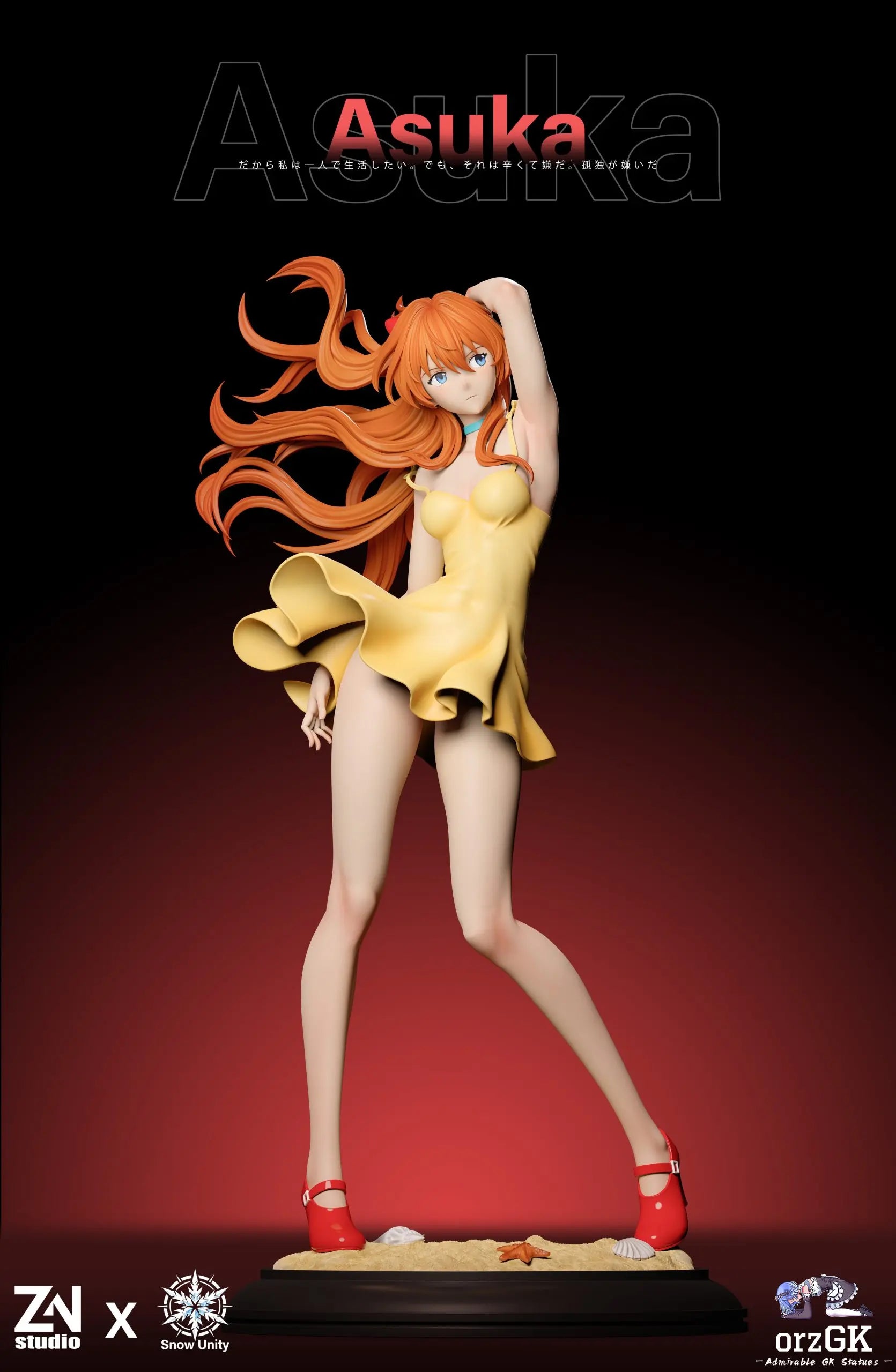 Soryu Asuka Langley Neon Genesis -  Evangelion - Snow Unity Studio X ZN Studio