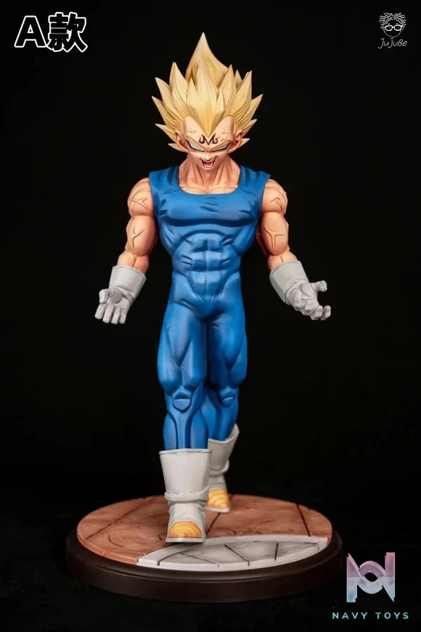 Dong Zao Studio - Dragon Ball Cover Page Majin Vegeta resin statue Navy Toys anime figure
