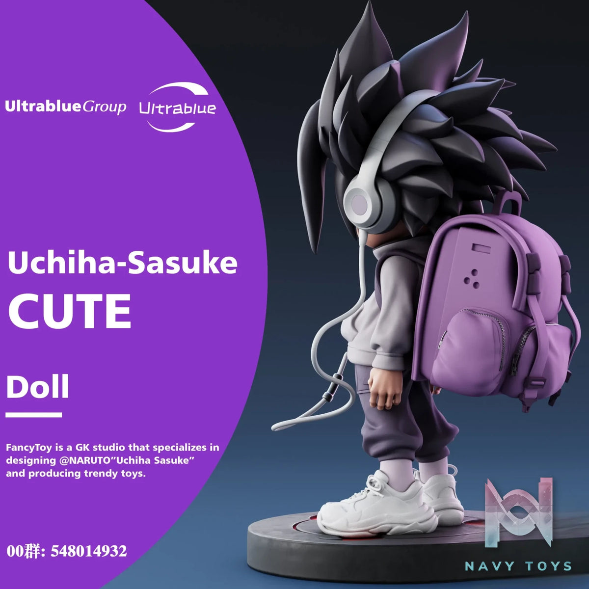 Ultrablue Studio – Naruto Q version Sasuke