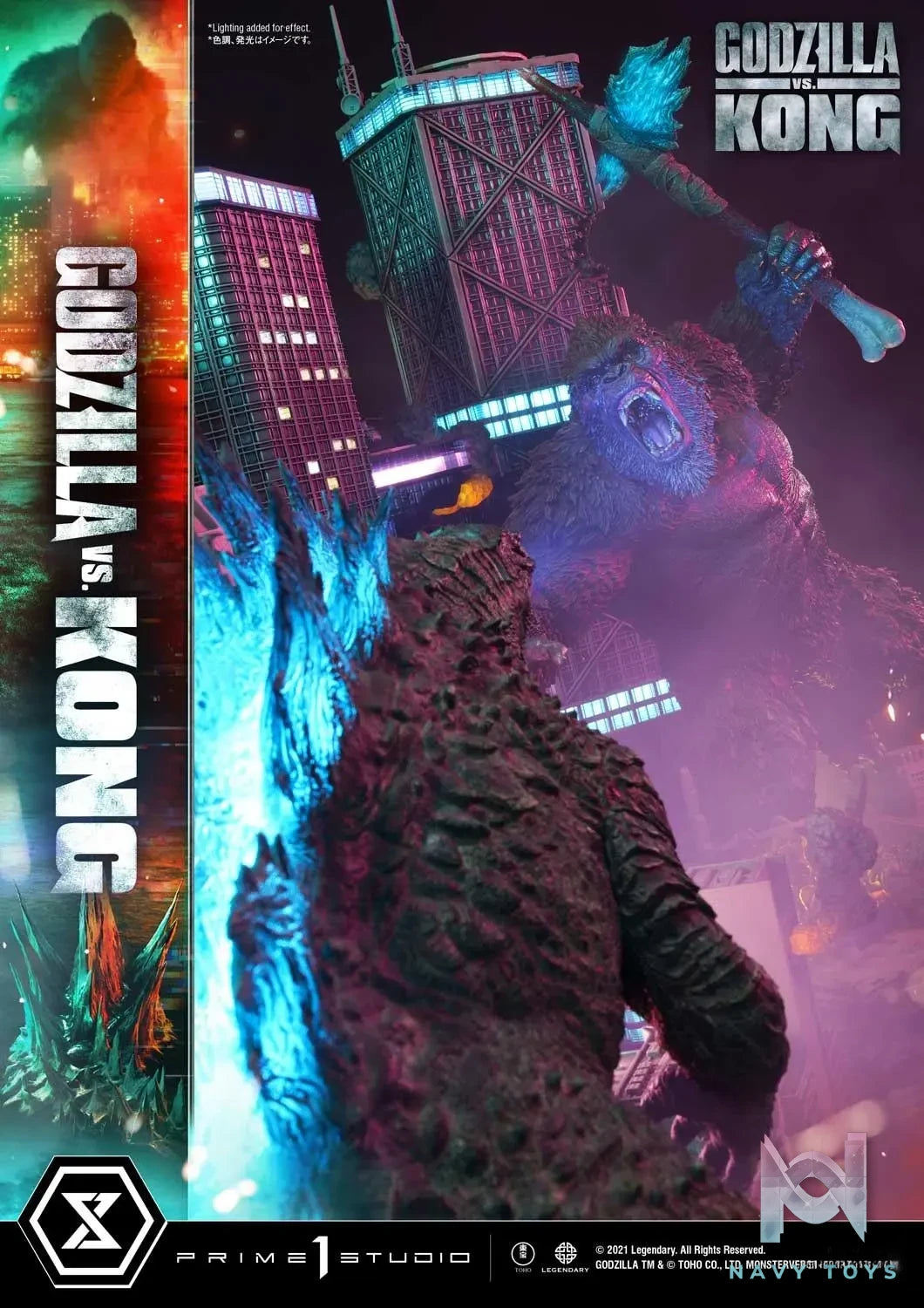 Prime 1 Studio – Ultimate Diorama Masterline Godzilla vs Kong Godzilla VS Kong Final Battle UDMGVK-03(Licensed)