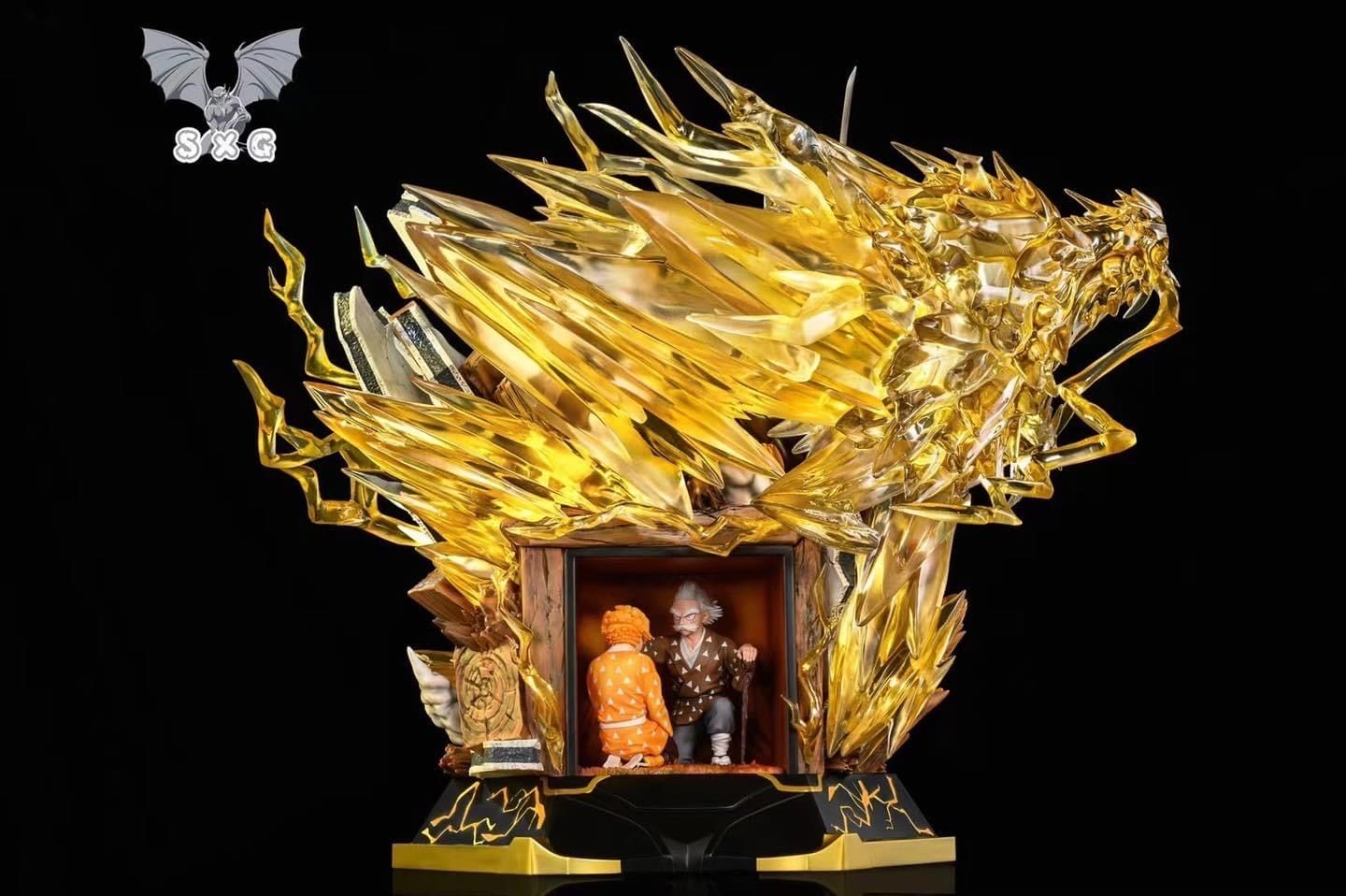 Agatsuma Zenitsu resin statue sxg studio anime figure