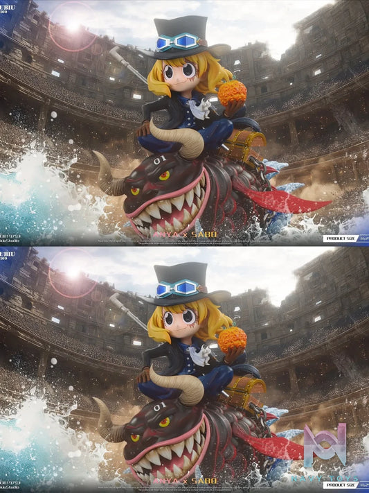 Anya x Sabo resin statue BiuBiu Studio anime figure