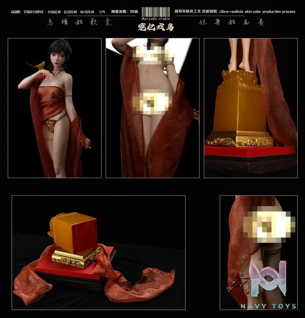 Barcode Studio – Original Beloved Concubine Playing Birds (Licensed)