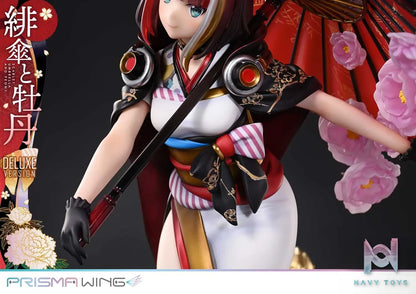 Prime 1 Studio & PRISMA WING Collection – fuzichoco original Illustration Scarlet Umbrella and Peony 1/7 Scale Pre-Painted Figure PWFZCC-01P PWFZCC-01PDX (Licensed)