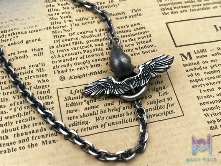 Shou Jiang Studio – Custom Original Design Men’s 4.3mm Eagle Curb Chain Necklace Original