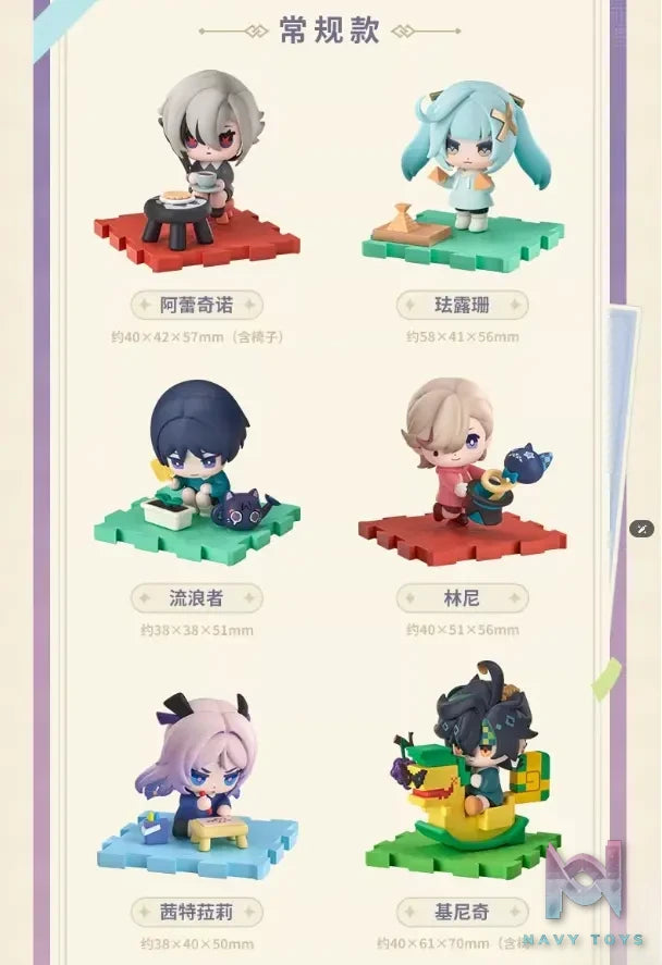 miHoyo – Genshin Dreamy Treasures Series Q-version Blind Boxes (6-pack) (Licensed)