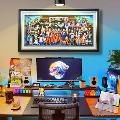 KALA HOME Studio – Dragon Ball Multiple Characters #02 3D Decorative Painting Dragon Ball