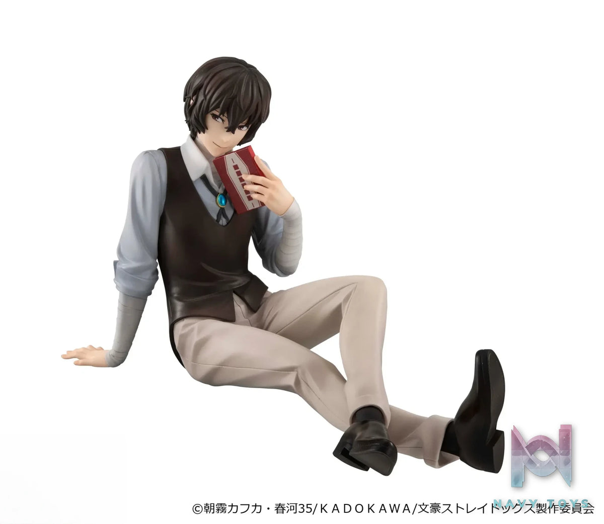 Megahouse – G.E.M. Series Bungo Stray Dogs Palm Size Dazai-san Figure (Licensed)
