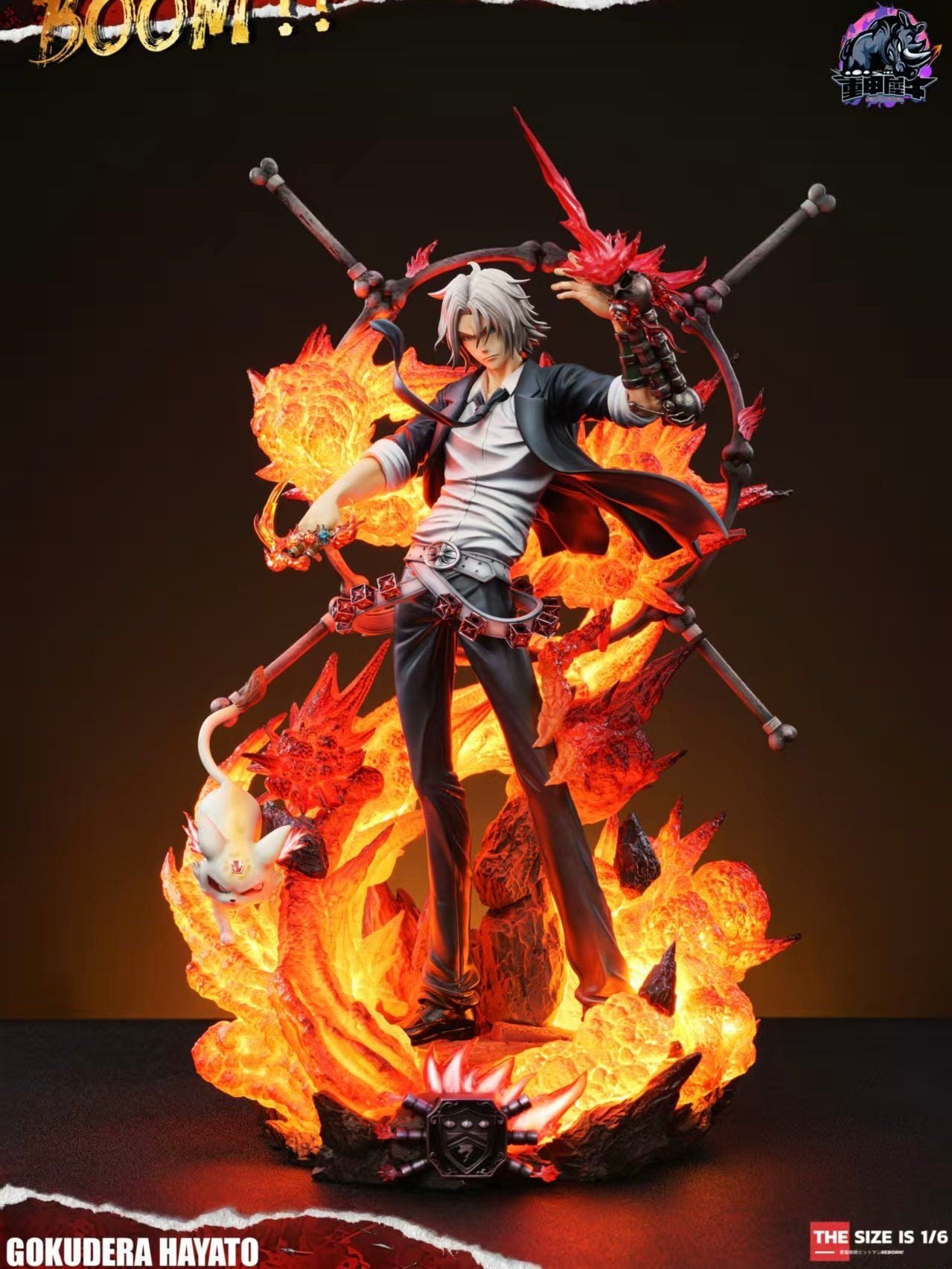 Gokudera Hayato - Katekyo Hitman Reborn! - Rhinoceros Studio resin statue Rhinoceros Studio anime figure