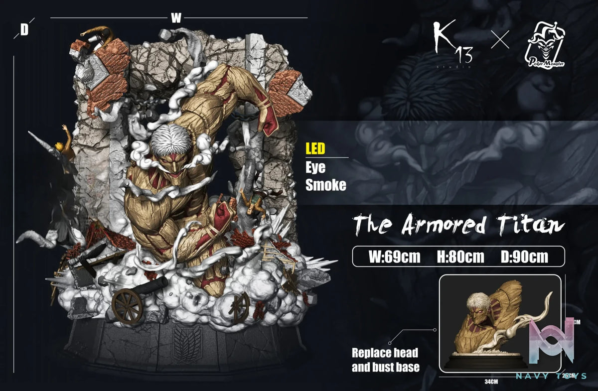 K13 Studio X Poker Monster Studio – Armored Titan Attack On Titan