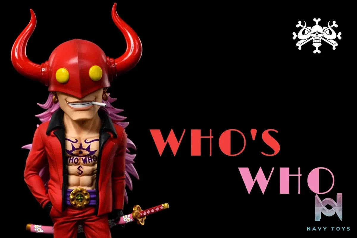 A+ Studio - One Piece Beast Pirates 8 Who's - Who resin statue Navy Toys anime figure