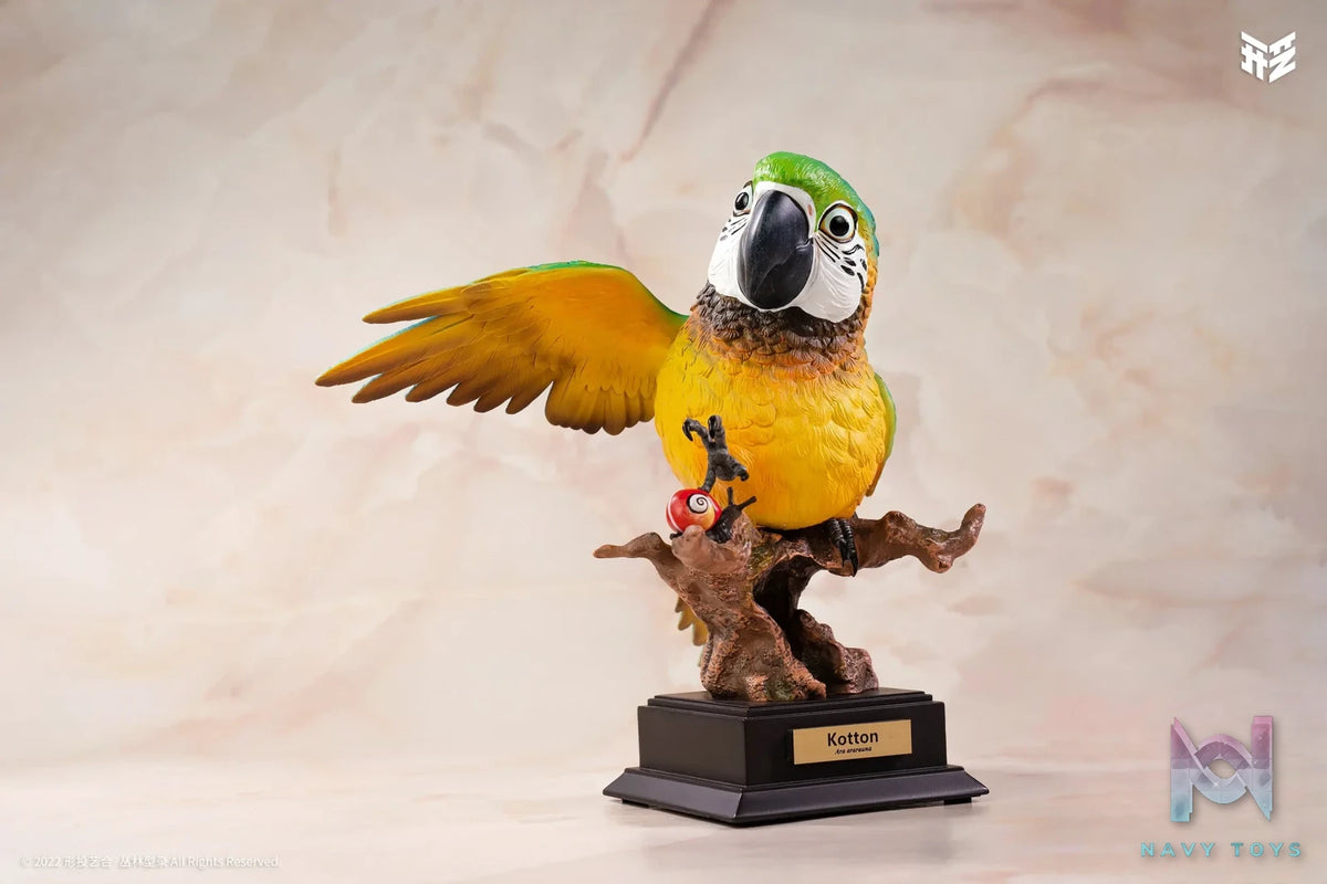 Xing Tou Yi He Studio – Jungle Catalog 001 Ara ararauna Blue-and-yellow Macaw Kotton (Licensed)