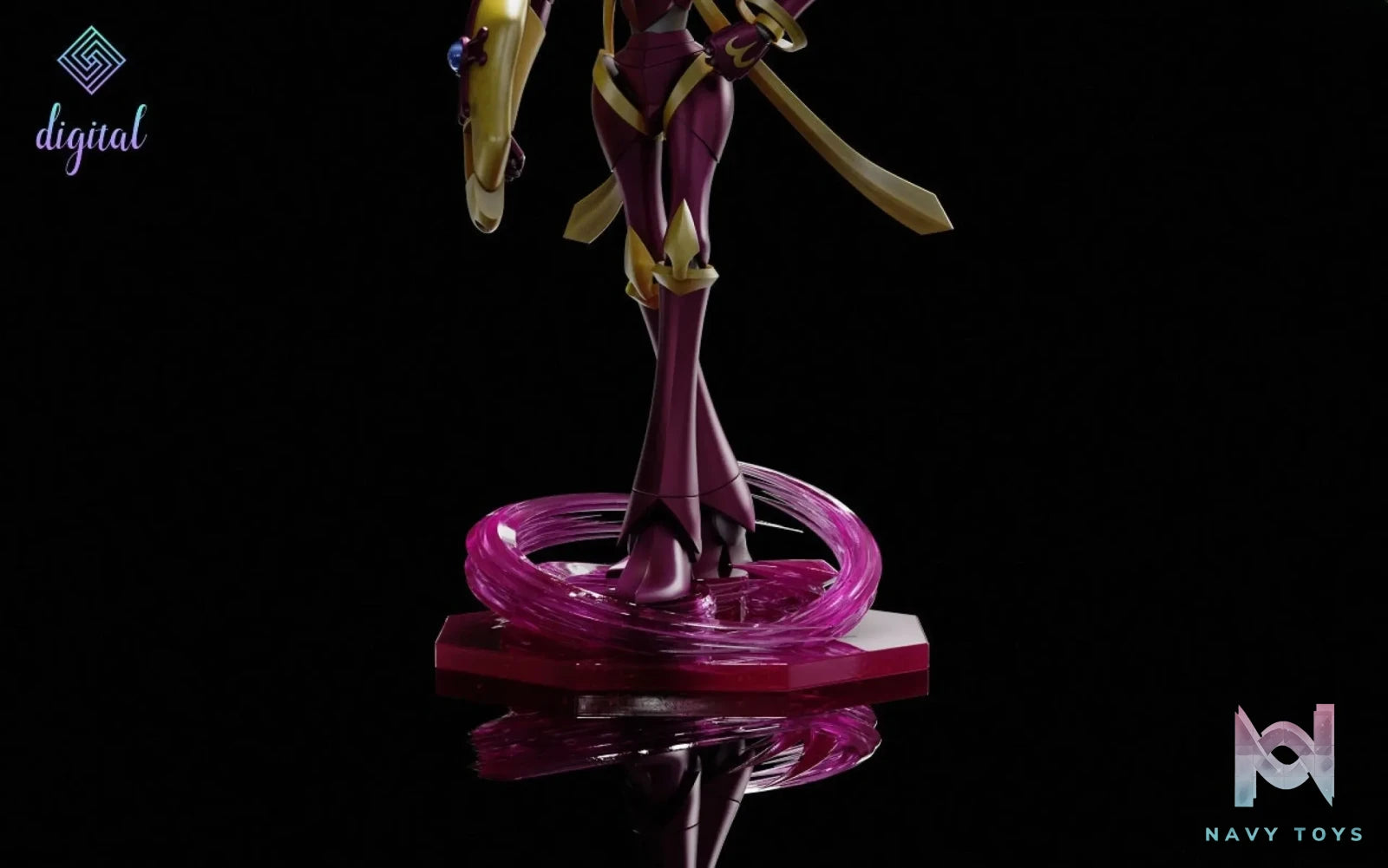 Digital Studio – Digimon Royal Knight Series Crusadermon and Dynasmon