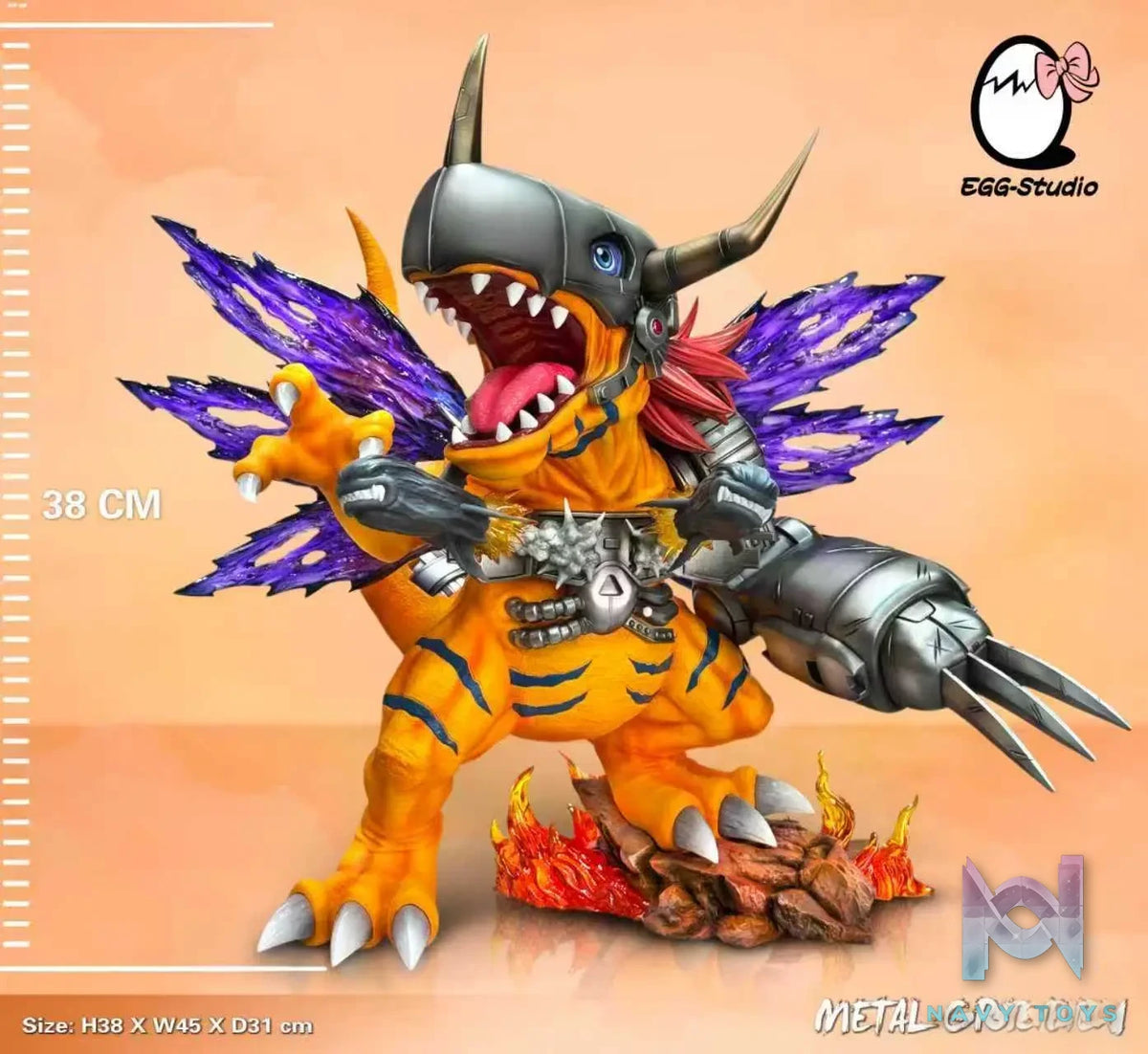 EGG Studio – Metal Greymon Digimon