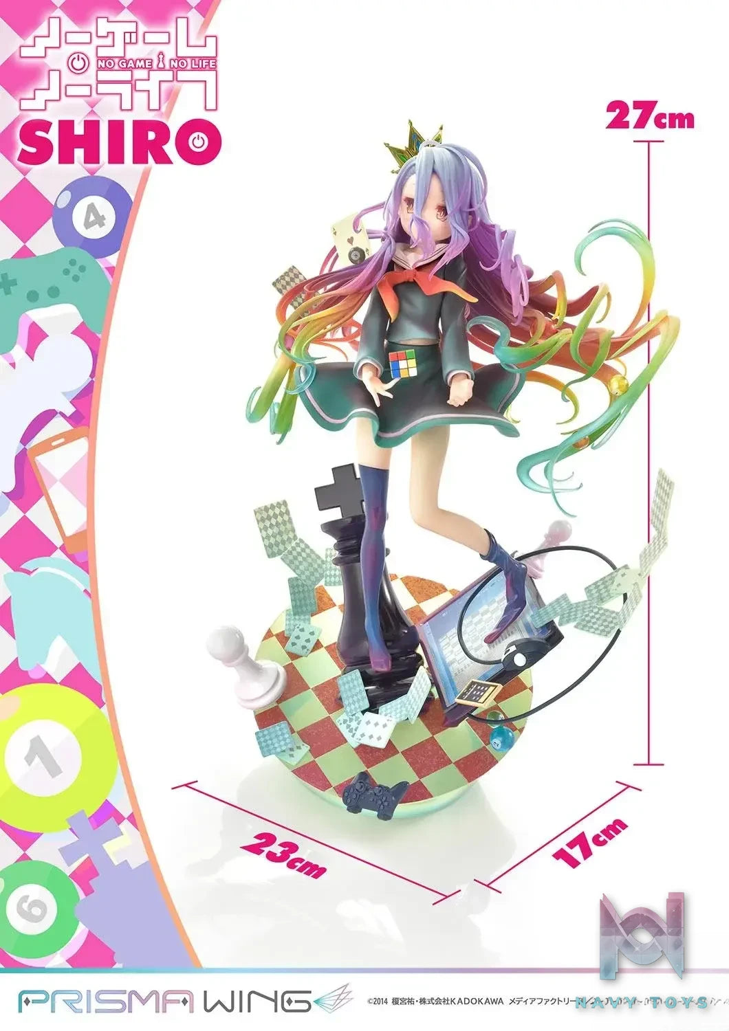 Prime 1 Studio & PRISMA WING Collection – NO GAME NO LIFE Shiro PWNGNL-01P (Licensed)