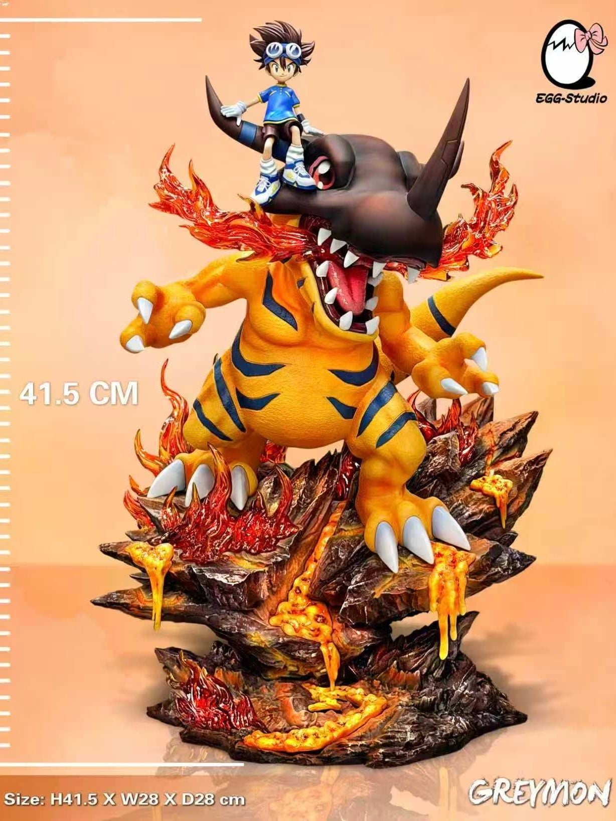 Greymon - Digimon - EGG Studio resin statue egg studio anime figure