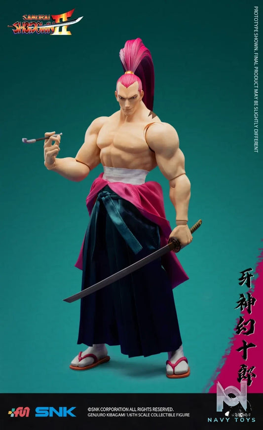 TUNSHI – AMURAI SHODOWN II SNK GENJURO KIBAGAMI 1/6TH ACTION FIGURE TS-017 (Licensed)