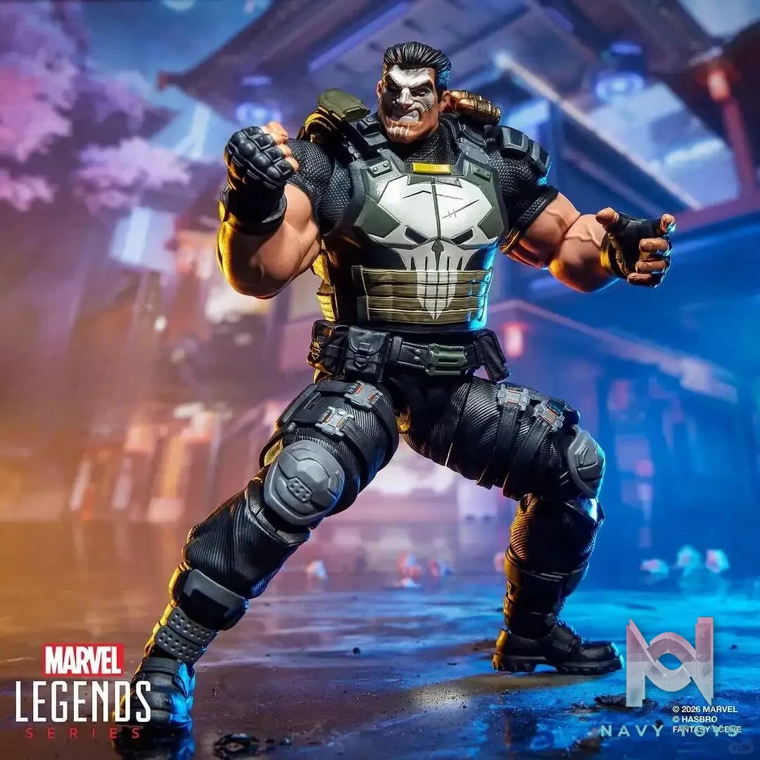 Hasbro Studio – Marvel Legends Series Marvel Rivals The Punisher 1/12 Scale Action Figure (Licensed)