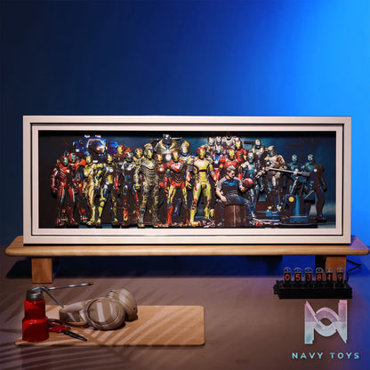 Yu Zhi Jiang Studio – Iron Man Series #4 3D Decorative Painting Marvel