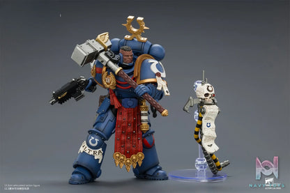 JOYTOY – Ultramarines Ferren Areios with Thunder Hammer and Bolt Pistol JT04889 (Licensed)