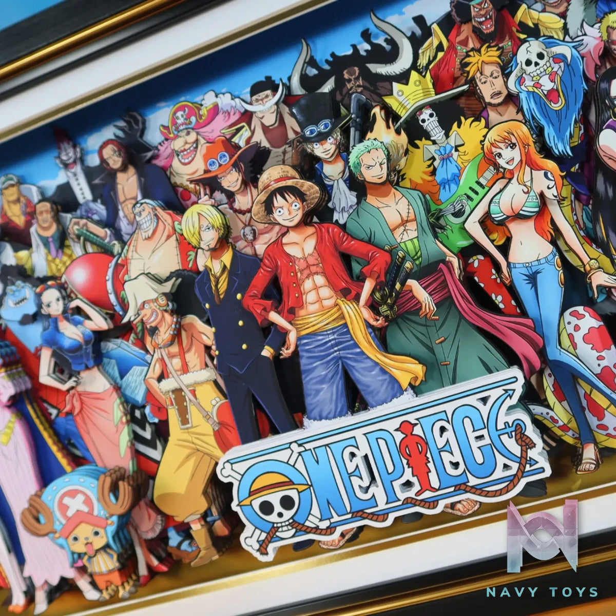 KALA HOME Studio – One Piece Multiple Characters #08 3D Decorative Painting One Piece