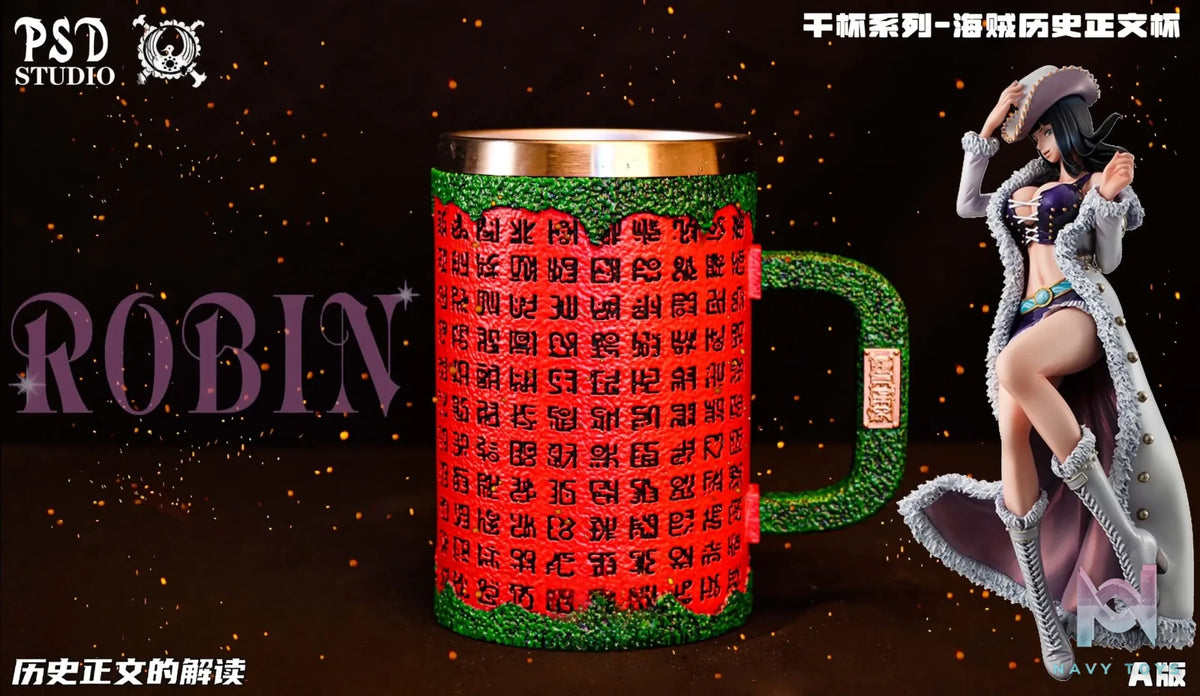 PSD Studio – One Piece Cheers Series-Pirate History Text Cup
