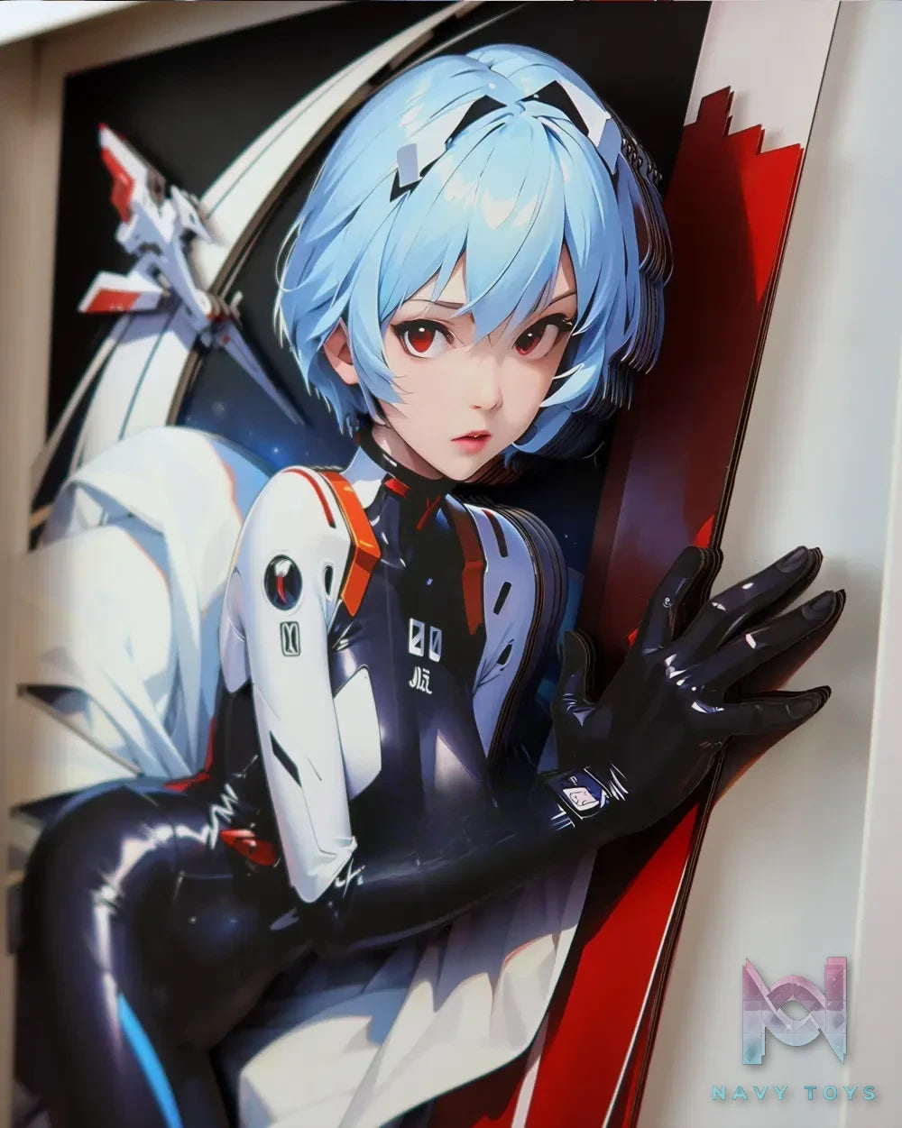 KALA HOME Studio – Ayanami Rei 3D Decorative Painting Neon Genesis Evangelion