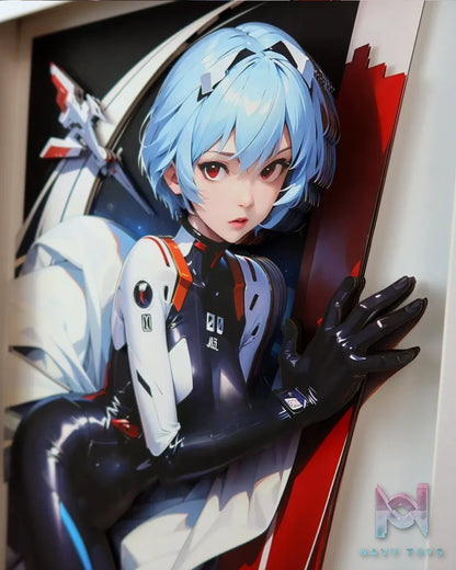 KALA HOME Studio – Ayanami Rei 3D Decorative Painting Neon Genesis Evangelion