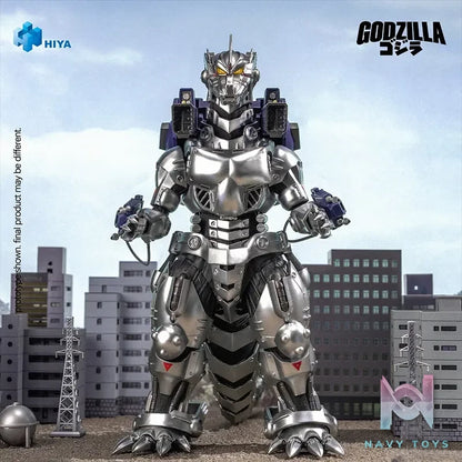 Hiya Toys – EXQUISITE BASIC Godzilla vs. Mechagodzilla 2002 – Mechagodzilla MFS-3 Action Figure (Licensed)