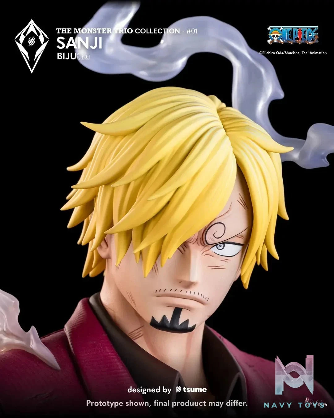 Tsume Studio - One Piece Sanji BIJUtsu (Licensed) resin statue Navy Toys anime figure