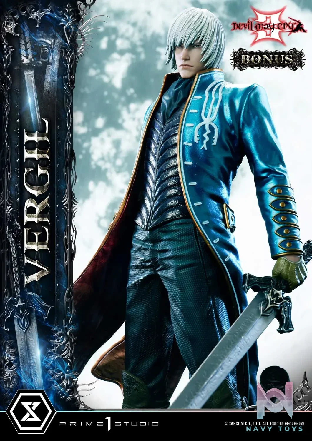 Prime 1 Studio – Ultimate Premium Masterline Devil May Cry Vergil UPMDMC3-02 UPMDMC3-02DX UPMDMC3-02DXS (Licensed)