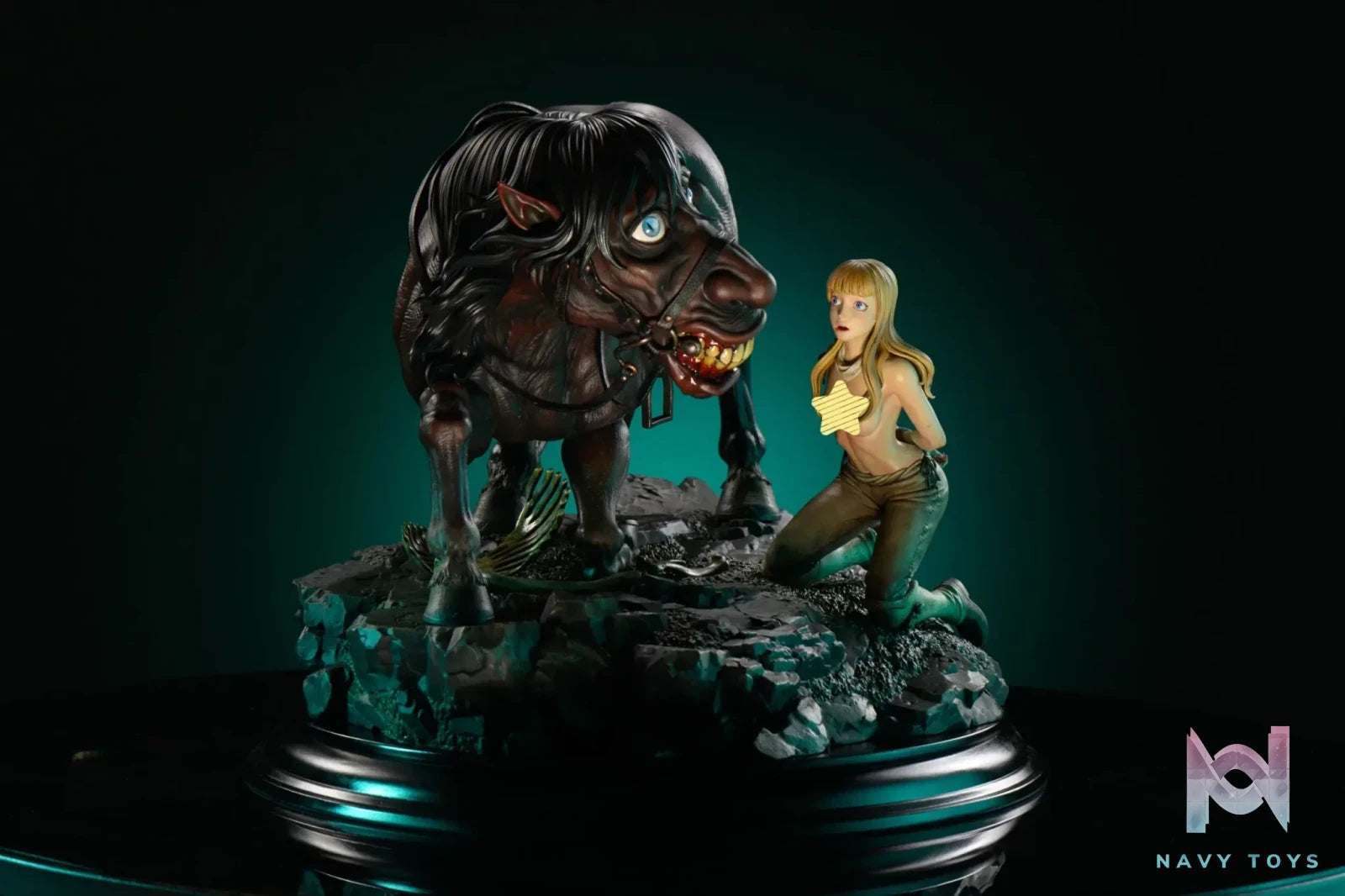 Farnese and the Evil Spirit Possessed Horse - Berserk - BIHS Studio resin statue Navy Toys anime figure
