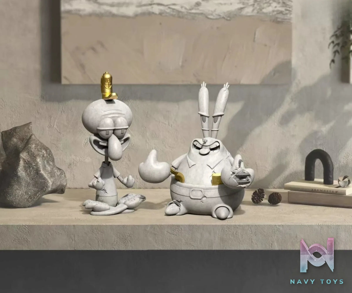 Happy Studio – SpongeBob SquarePants Eugene Krabs & Squidward Tentacles
