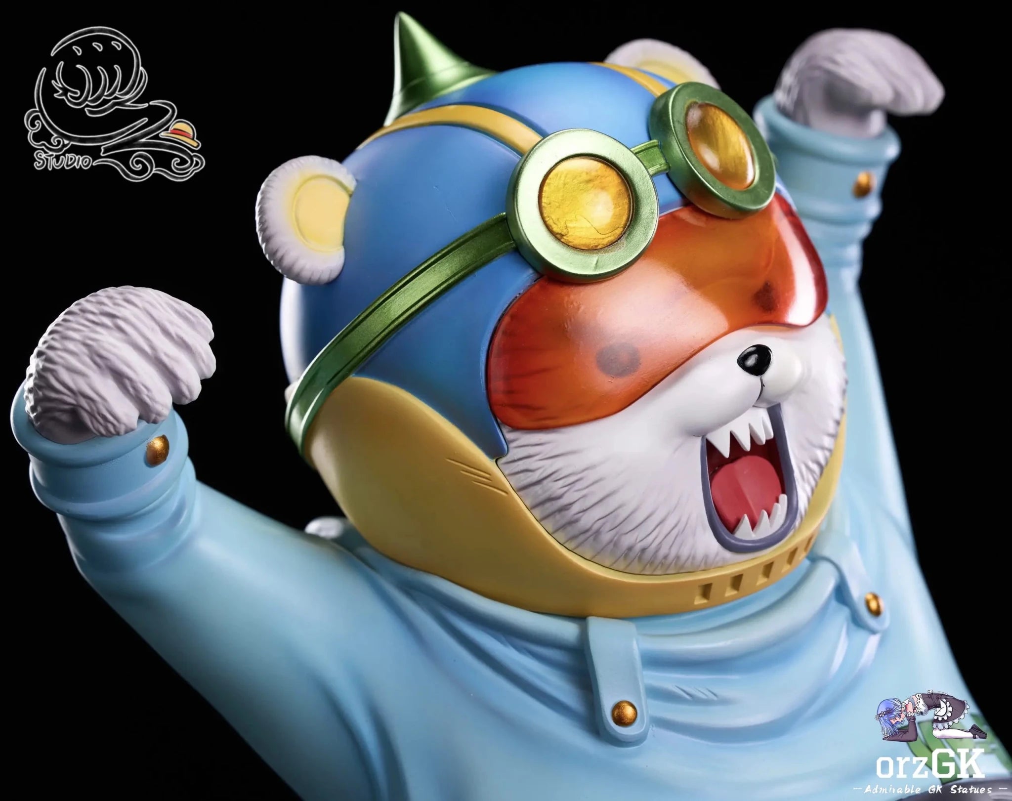 RZ Studio - Future Fantasy Series 2 Egghead Law + Bepo One Piece resin statue Navy Toys anime figure