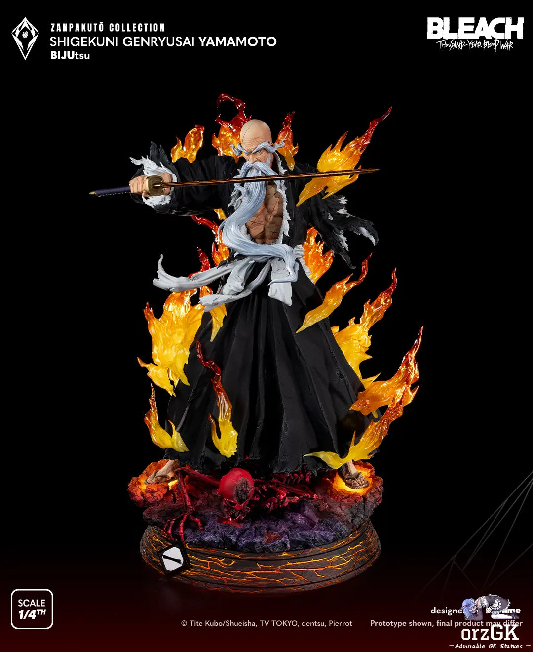 TSUME Studio - BLEACH Zanpakuto Collection Genryusai Shigekuni Yamamoto (Licensed)