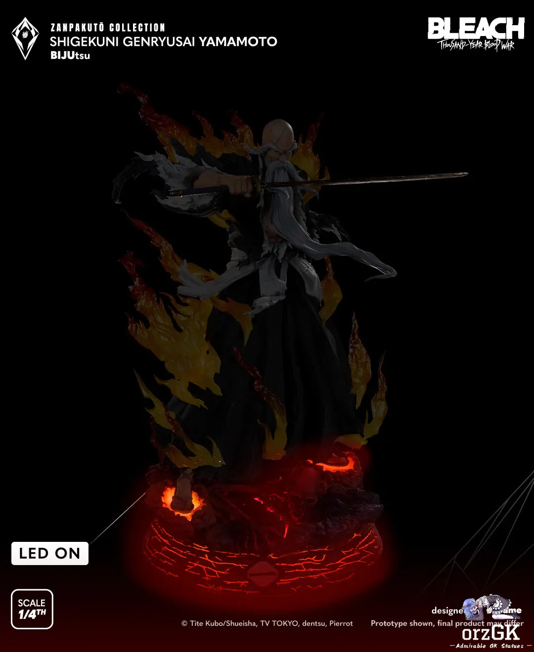 TSUME Studio - BLEACH Zanpakuto Collection Genryusai Shigekuni Yamamoto (Licensed)