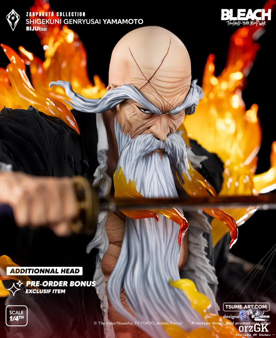TSUME Studio - BLEACH Zanpakuto Collection Genryusai Shigekuni Yamamoto (Licensed)