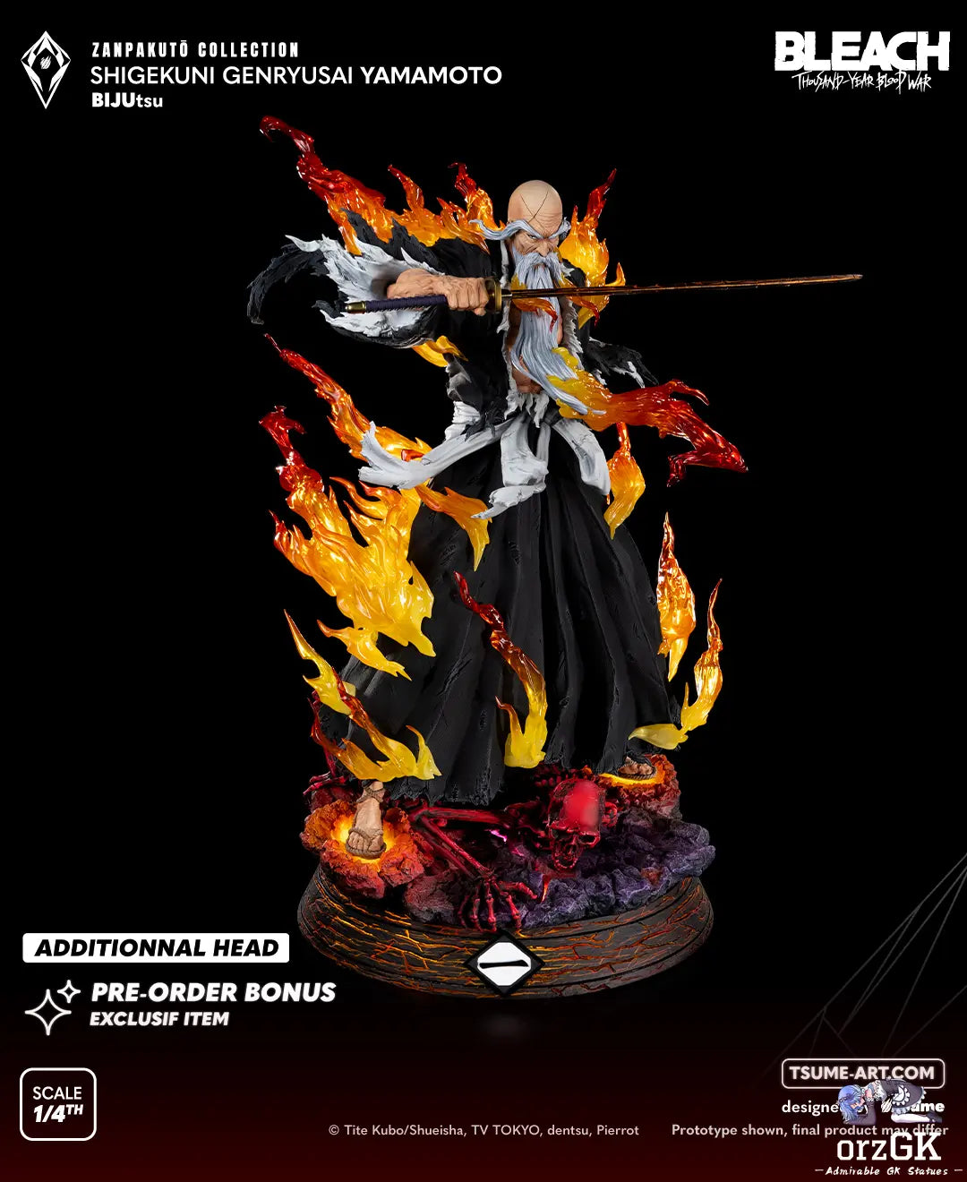 TSUME Studio - BLEACH Zanpakuto Collection Genryusai Shigekuni Yamamoto (Licensed)