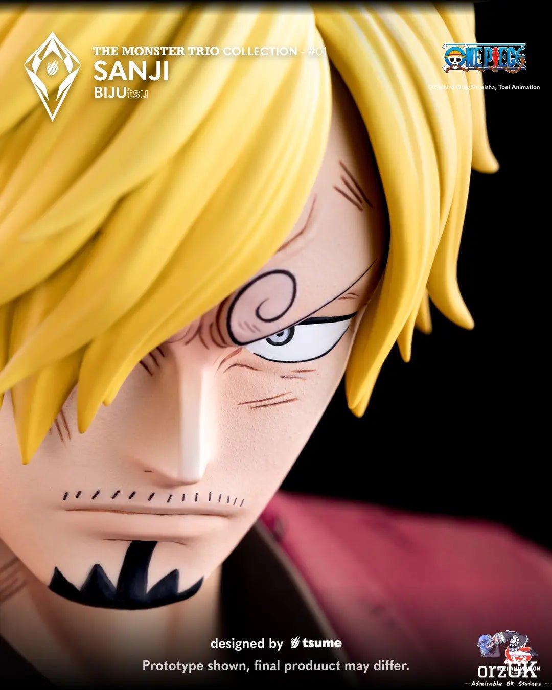 Tsume Studio - One Piece Sanji BIJUtsu (Licensed) resin statue Navy Toys anime figure