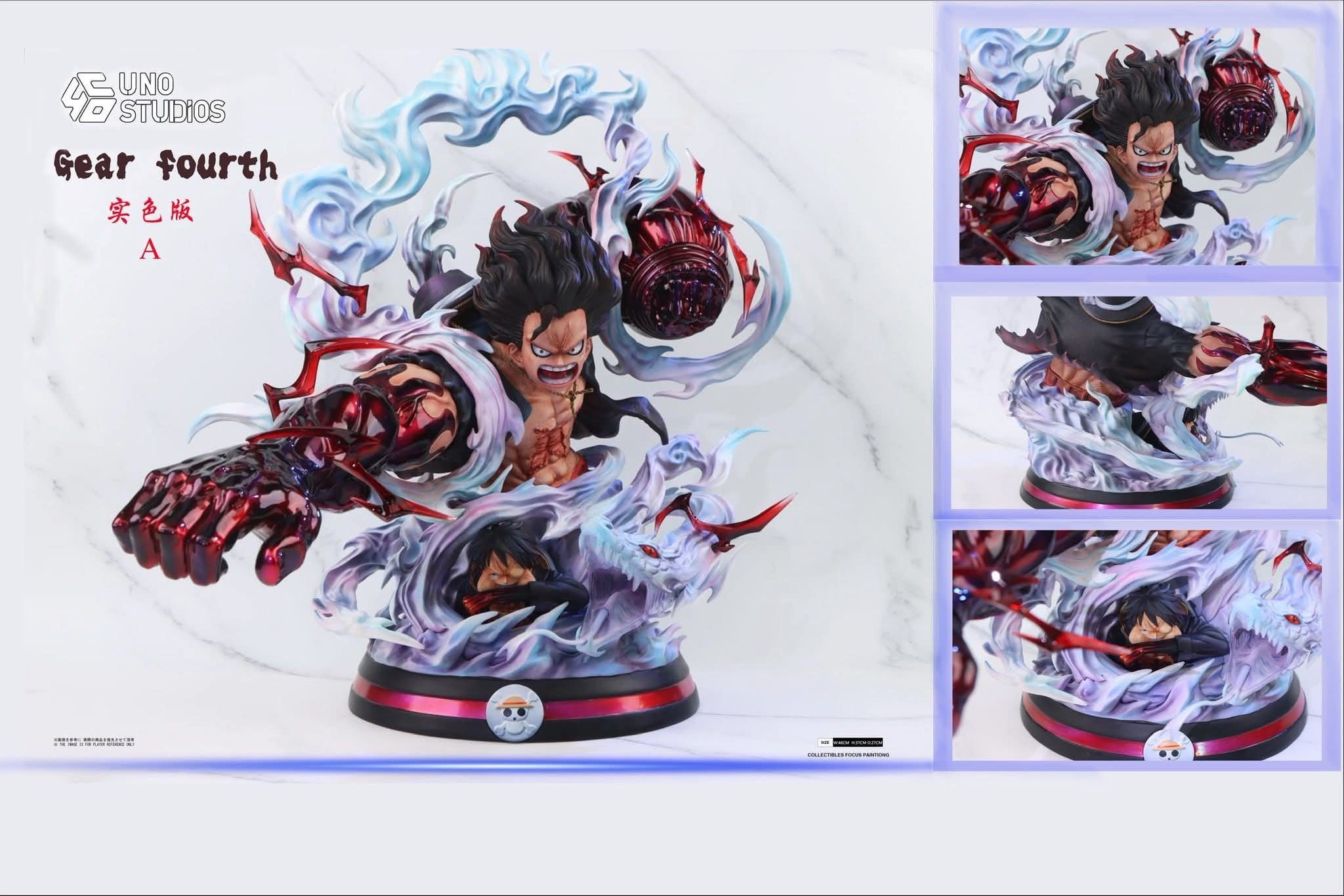 Luffy Snake Man resin statue UNO studio anime figure