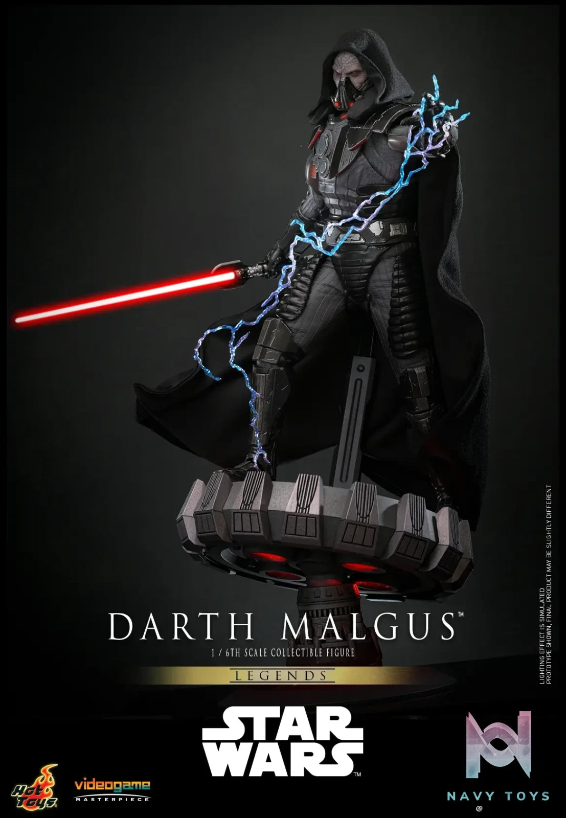 Hottoys – Star Wars 1/6th scale Darth Malgus™ Collectible Figure VGM70 (Licensed)